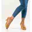 Anna Kern 526-60 latin dansschoenen dames brons satijn open neus