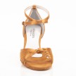 Anna Kern 526-60 latin dansschoenen dames glanzend satijn met suede zolen