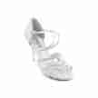 Portdance PD800 Pro Net dansschoenen open teen met net wit