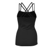 Papillon 7PA2201 Zwarte Dans Top Met Gekruiste Bandjes Voor Dames gekruiste bandjes