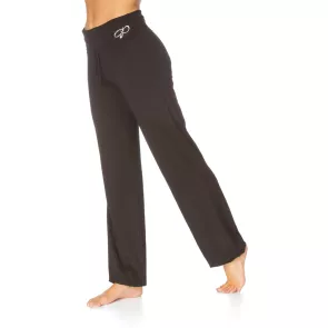Papillon broek met rechte pijp en logo 10PA3259
