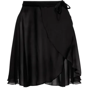 Papillon PA3071 Zwarte Lange Wikkelrok voor Dames