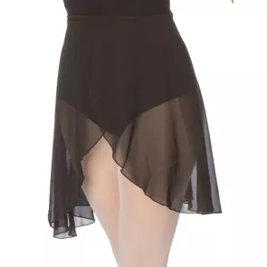 Papillon PA3071 Zwarte Lange Wikkelrok voor Dames elegant en sierlijk