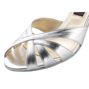 Nueva Epoca Yolanda Latin Dansschoenen voor Dames zilver zomers lichte kleur