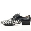 Zwart-Wit Leer heren dansschoenen voor tango Nueva Epoca Cordoba