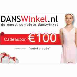 Danswinkel cadeaubon 100 Euro