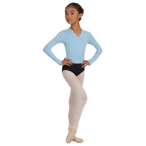 Capezio CAD850C Cross-Over Vestje Voor Kinderen Lichtblauw