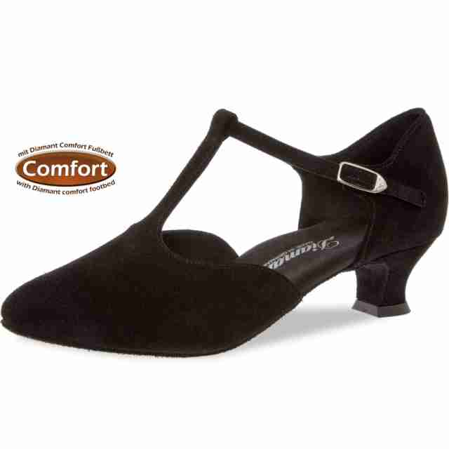Diamant 053-014-001 dames ballroomschoenen zwart