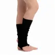 Intermezzo 45 cm beenwarmers zwart met hielgat 2655