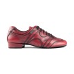 Portdance PD001 dansschoenen met nubuck zool rood