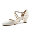 Werner Kern Felice 45 mm wit satijn dames dansschoenen als bruidsschoenen