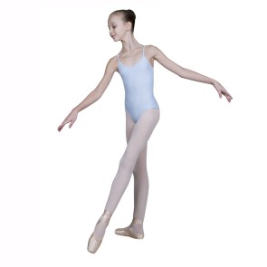 Sansha Angela F506M Simpel Balletpak Lichtblauw Ronde Hals