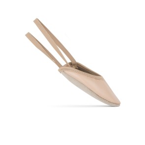 rumpf 1033 ritmische gymnastiek halve zooltjes beige kleur leer