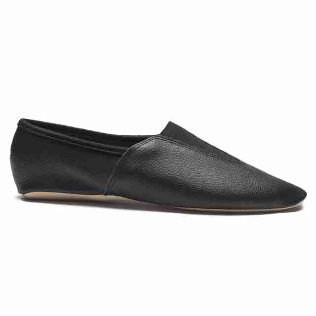 Rumpf Gymnastiekschoenen zwart met synthetische zool 1037