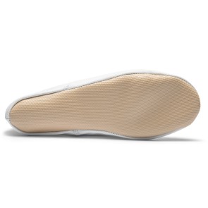 Rumpf gymnastiekschoenen wit onderkant 1037