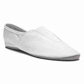 Rumpf Gymnastiekschoenen wit met suede zool 1038