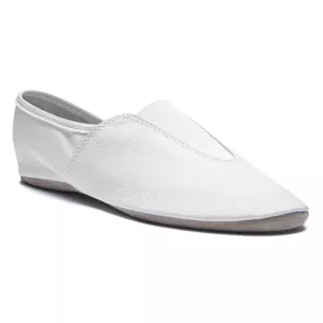 Rumpf Gymnastiekschoenen wit met suede zool 1038