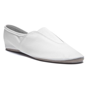 Rumpf Gymnastiekschoenen wit met suede zool 1038