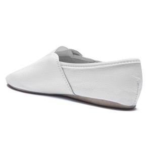 Rumpf Gymnastiekschoenen wit met suede zool 1038