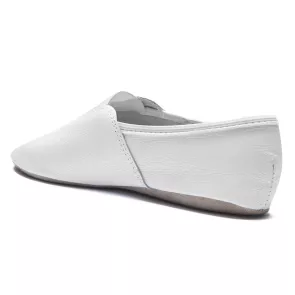 Rumpf Gymnastiekschoenen wit met suede zool 1038