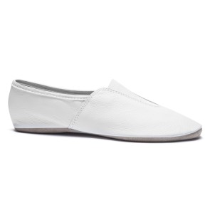 Rumpf Gymnastiekschoenen wit met suede zool 1038