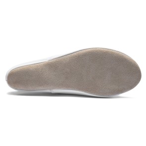 Rumpf Gymnastiekschoenen wit met suede zool 1038