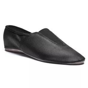 Rumpf Gymnastiekschoenen zwart met suede zool 1038