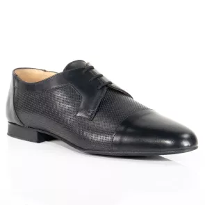 Werner Kern 28049 Treviso zwarte Lederen Heren dansschoenen met Vetersluiting