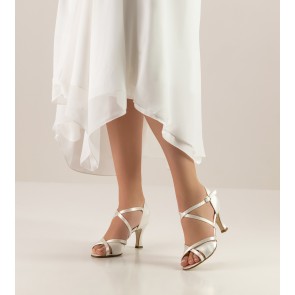 Werner Kern July lederen zool bruidsschoen dansschoenen dames voor bruiloft bandjes over wreef open teen