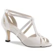 witte Bruidsschoenen met Lederen zolen Werner Kern Francis Dames Dansschoenen voor Salsa en Latin dansstijlen