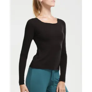 Temps Danse Baltik dans shirt zwart van Bamboe