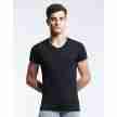 Temps Danse oliver heren dansshirt zwart met v-hals