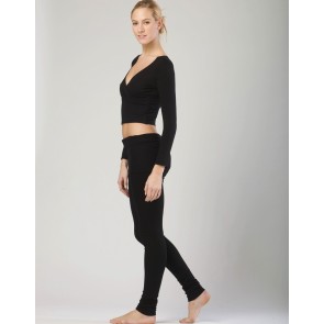 Temps-Danse dames vest voor ballet zwart 