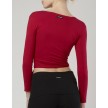 Temps Danse Vigueur cross-over top dames rood