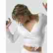 Temps Danse Vigueur witte wikkeltop dames