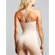 Temps Danse Straps Unitard Vegan beige achter