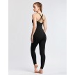 Temps Danse Straps Unitard Vegan zwart