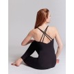 Temps Danse Straps Unitard Vegan zwart