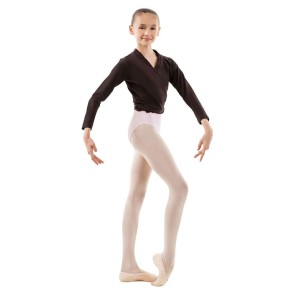 Sansha Candy G22C Wikkelvestje Zwart voor Ballet