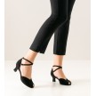 Werner Kern Asta zwart suede 5,5cm hak voor stijldansen en social dames dansschoen elegant