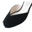 Werner Kern Asta zwart suede 55mm dansschoenen voor dames met enkelbandje en open teentje