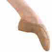Bloch S0470L pulse jazzschoenen leer elastische sluiting beige zijkant