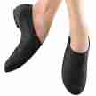 Bloch S0470L pulse jazzschoenen leer elastische sluiting zwart soepel