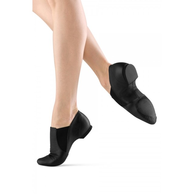 Bloch S0499L leren jazzschoenen zonder veter zwart