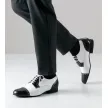 heren dansschoenen werner kern in tweekleurig leer zwart wit 28051