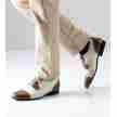 Werner Kern 28051 Bergamo heren dansschoenen zwart wit leer retro swing latin tango