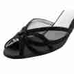 Anna Kern 740-60 Adele latin schoenen open neus met suede vlechtwerk en gaas