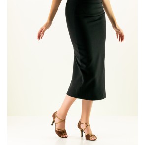 Nueva Epoca Helen Dansschoenen voor Dames bruin suede elegante dansschoen hoge hak 8 cm
