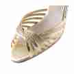 Werner Kern Mary dames dansschoenen met open neus gevlochten bandjes dunne zool