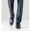Werner Kern 28017 Pesaro zwarte dansschoenen heren ballroom salsa suede zool en lange neus